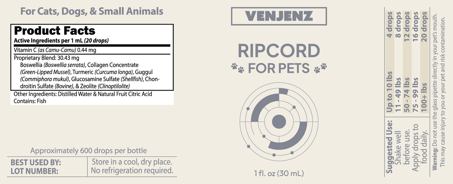 Anti-Inflammatory & Joint Support | RIPCORD for PETS