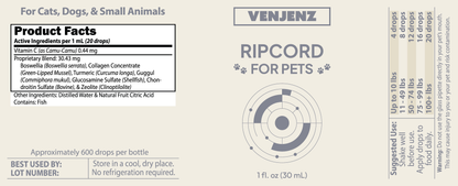 Anti-Inflammatory & Joint Support | RIPCORD for PETS