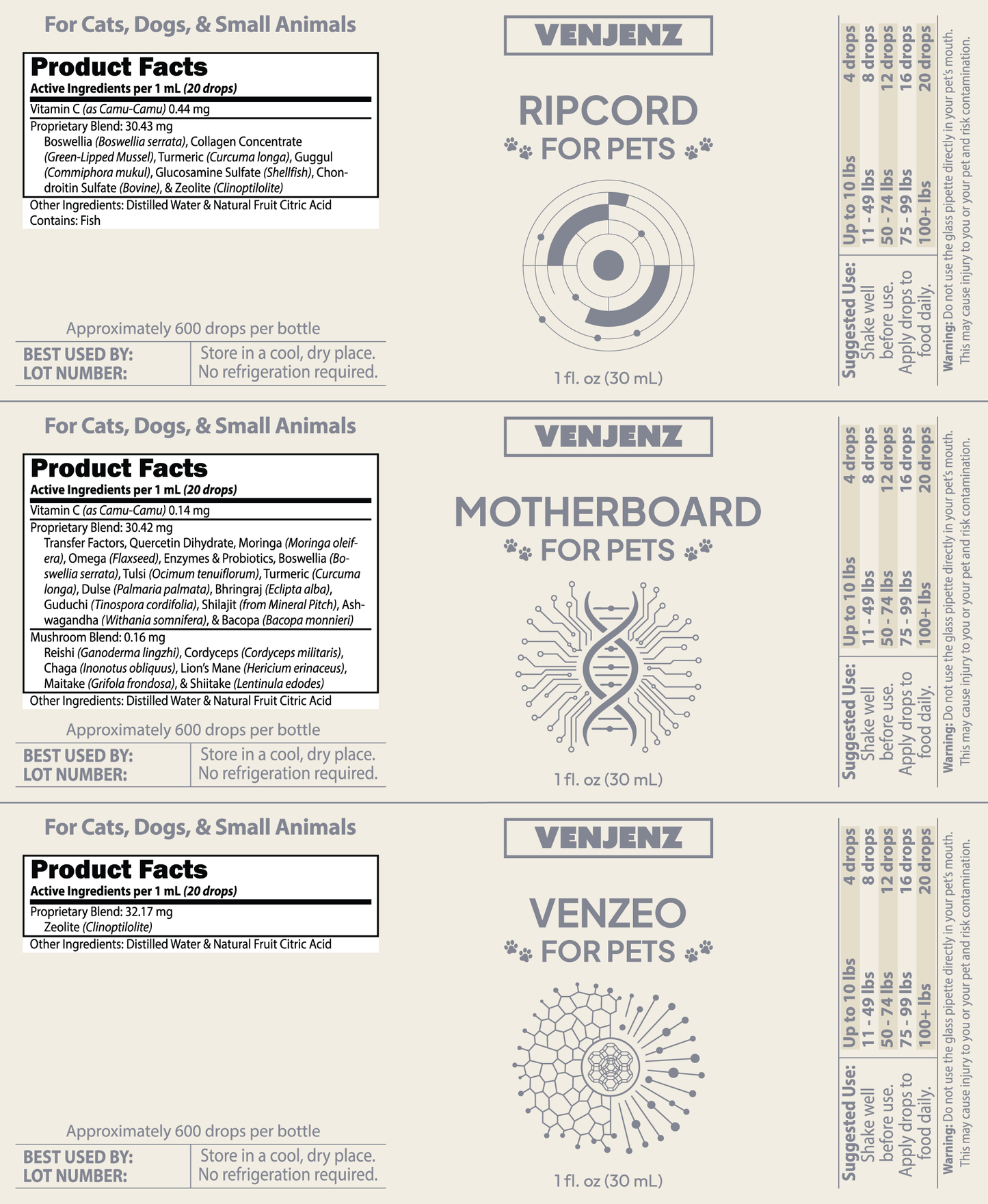 VENJENZ for PETS (Bundle)